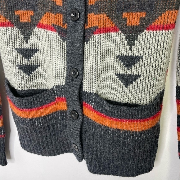 Nixon wool blend southwestern print cardigan - Picture 3 of 8